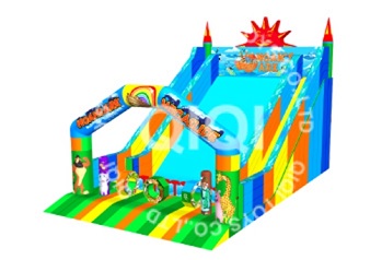 Noah's Ark castle inflatable slide